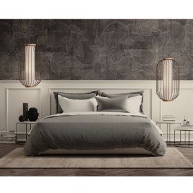 CHAPLIN Hngeleuchte aus Metallstben Wohnliches auch fr das Schlafzimmer.
