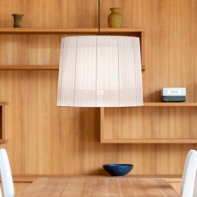 INDIANA C hanging lamp with elegant organza shade