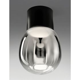 MODIGILINI Kleine italienische Deckenleuchte Beleuchtetes Lampenglas der Deckenlampe.