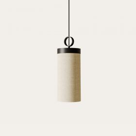 NOVELLA pendant light linen beige