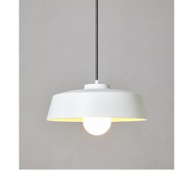 RAVAL metal shade pendant lamp Metall-Pendellampe in der Farbe RAL 9002.