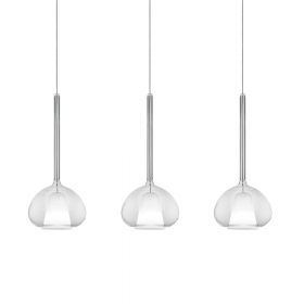 BEBA 3-flammige Glas-Pendellampe