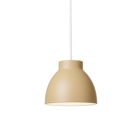 OHIO Small metal pendant light Pendelleuchte klein, in der Farbe Beige.