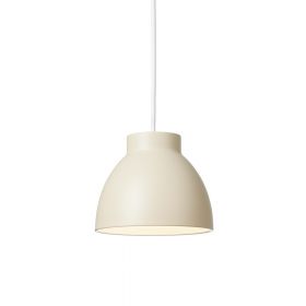 OHIO Small metal pendant light Cremeweie Pendelleuchte mit langem Kabel.