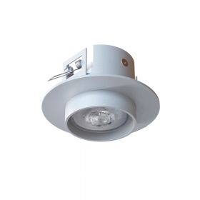 Einbau-Deckenfassung GU10 Einbau-Deckenlampe GU10 Sockel, weialuminium..