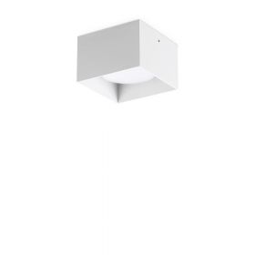 ANE Kleine flache Deckenleuchte quadratisch Kleine quadratische Deckenlampe in Wei.