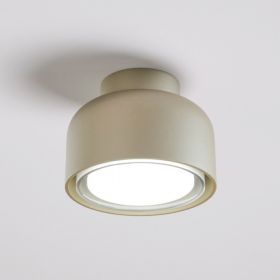 DOTTONE Kleine Deckenleuchte Beige oder Sandfarbene Deckenlampe.