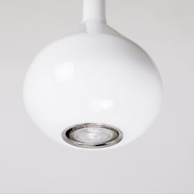 GRANDA design pendant light in white GU10 Leuchtmitte fr helles Licht.