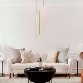 TRATTI Stab-Hngeleuchte Messing dunkel brniert 50cm Elegante Stab-Hngeleuchte aus Messing, Wohnzimmer.