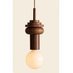 JUNIT Design-Pendelleuchte Holz Design-Pendellampe PINO aus Deutschland.