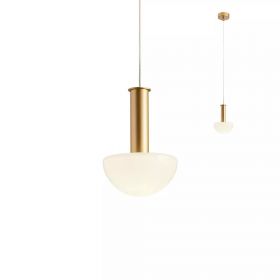 LUMIEN Moderne Pendelleuchte Pendelleuchte Opalglas  13 cm.