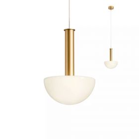 LUMIEN Moderne Pendelleuchte Pendelleuchte Opalglas  18 cm.