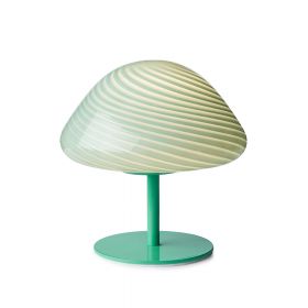 MINI Small table lamp colored Pilzlampe Trkis Mini.