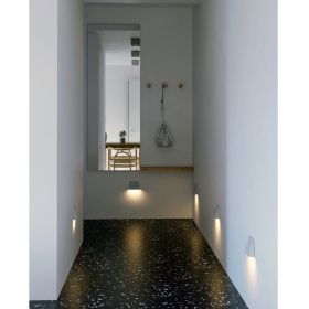 STEAL Stufen- oder Bodenleuchten Bodenbeleuchtung mit den schlichten Wandleuchten.