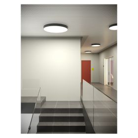 X-ROUND UGR LED ceiling light Funktionale Deckenleuchte fr Flure.