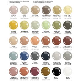 MAPI Lange Glas-Hngeleuchte horizontal Farbpalette fr die Lampenglser.