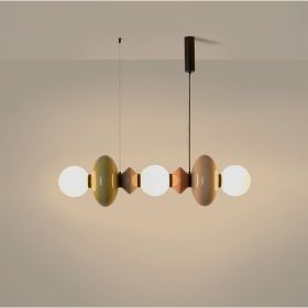 MAPI Lange Glas-Hngeleuchte horizontal Design-Hngeleuchte Glas - beleuchtet.
