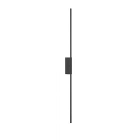 STICK Lange Wandleuchte Stab-Wandleuchte in matt Schwarz.