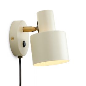 VOUL wall light with cable Wandleuchte mit Schalter, Stecker und Kabel.