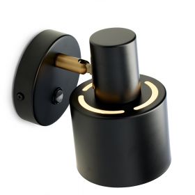 VOUL wall light with cable ffnungen auf der Schirm Oberseite.