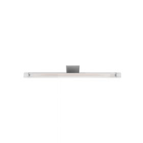 EMIL Stab-Wandlampe gerippt Stablampe 50 cm, Halterung in Silber.