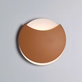 LUNATISK Runde Design-Wandleuchte Wandleuchte fr indirektes Licht - Kupferrot.