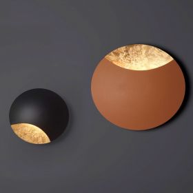 LUNATISK GOLD Runde Design-Wandleuchte