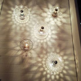 SHOW Wandleuchte Lampenglas mit Schliff - Sonderpreis Die Leuchte wird in drei Gren angeboten.
