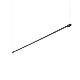 YONNO Lange minimalistische LED Hngeleuchte Lange, dnne LED Hngeleuchte in Schwarz