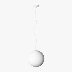 ONA Weie Kugelglas Pendelleuchte  40 cm - Sonderpreis