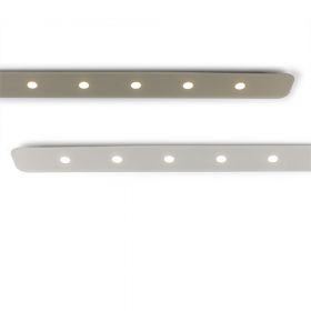 FINO flat, elongated ceiling lamp with LED dots