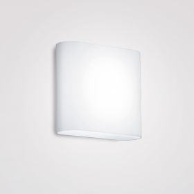 LOOP wall light opal glass