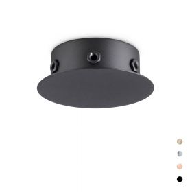 Round ceiling canopy with 6 outlets