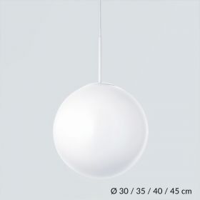 KUGEL Pendelleuchte Opalglas