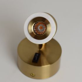 TEEA Spot-Wandleuchte mit Schalter Kleine, moderne LED Wandleuchte.