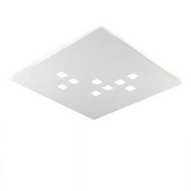 PLANO very flat, square ceiling lamp with LED technology