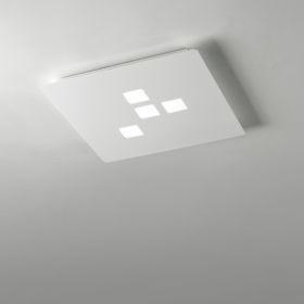PLANO sehr flache, quadratische Deckenlampe mit LED Technik