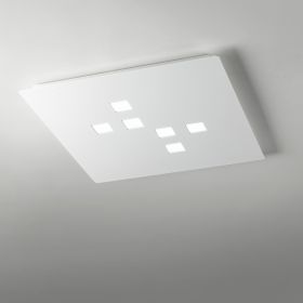 PLANO sehr flache, quadratische Deckenlampe mit LED Technik