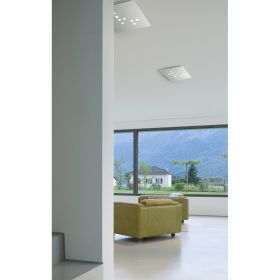 PLANO sehr flache, quadratische Deckenlampe mit LED Technik