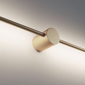 LINE B moderne Wandleuchte Lange Wandleuchte 80cm gold