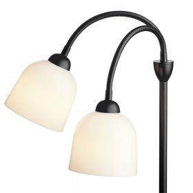 SHINE 2-flammige Bodenstehleuchte Opalglas 2-flammige Stehleuchte Details