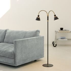 UNIVERSE 2-flammige Bodenstehleuchte dimmbar Wohnzimmer Stehlampe 2-flammig dimmbar Wohnzimmer