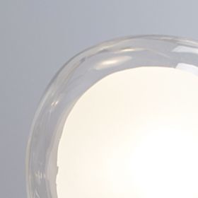 NABILA Kleine Glas-Pendelleuchte von tooy Hochwertiges, doppelwandiges Lampenglas NABILA.