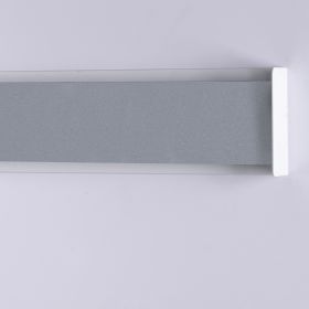 ABLANDO Moderne Wandleuchte LED Wandleuchte mit Blende in lichtgrau.