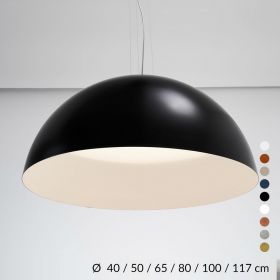 AMEDEO Halbkugel Pendelleuchte zweifarbig