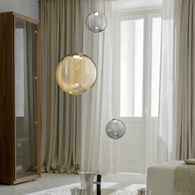 LABELL Glas-Pendelleuchte 3-flammig