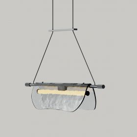 LISA Moderne Pendelleuchte mit besonderem Glasschirm