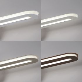 TRATTO lngliche LED Wandleuchte IP44 Oberflchen-Farben der LED Wandleuchte.
