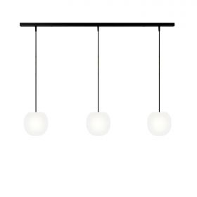 ACAIS 3-flammige Opalglas Pendelleuchte 100 cm lang