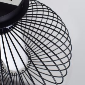 VITTI Deckenlampe aus Drahtgitter Qualitativ hochwertig verarbeitete Metall-Halterung.